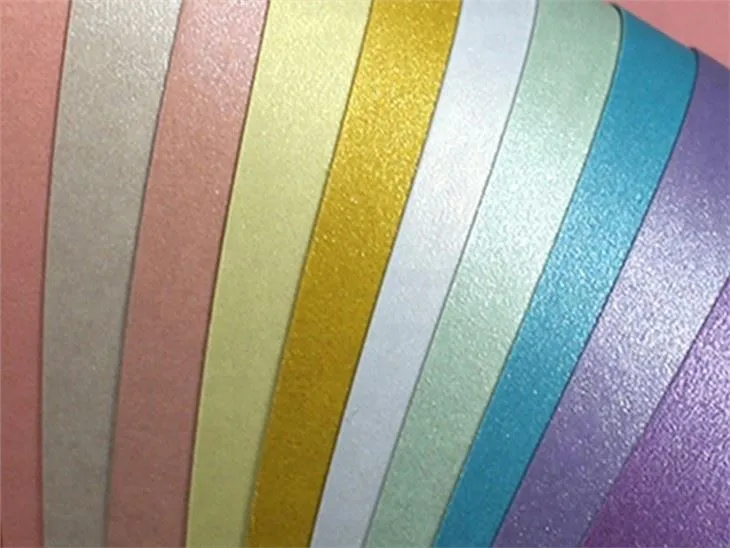 spearlescent shimmer craft paper